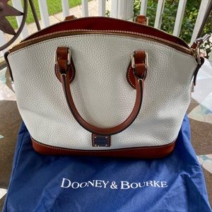 Dooney & Bourke Pebble Leather White Purse